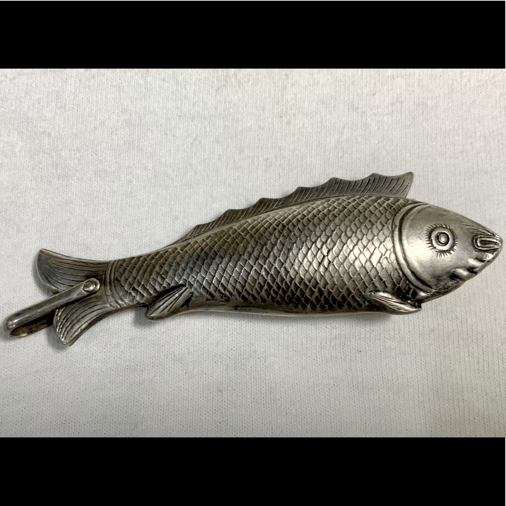 Antique Sterling Mustache Comb